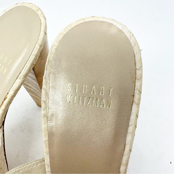 STUART WEITZMAN Leather Heels in Size 8.5 - Picture 5 of 7